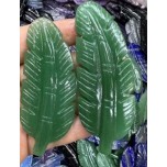 Extra Large Carving - Leaf (9 - 10 cm about 3.5 inch) - Aventurine